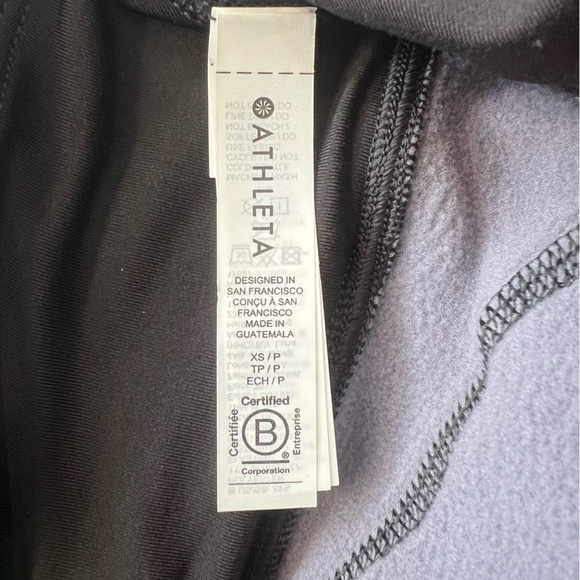 NWT Athleta Polartec Power Stretch Flare Pants in Charcoal Grey Heather, size XS - Picture 8 of 9